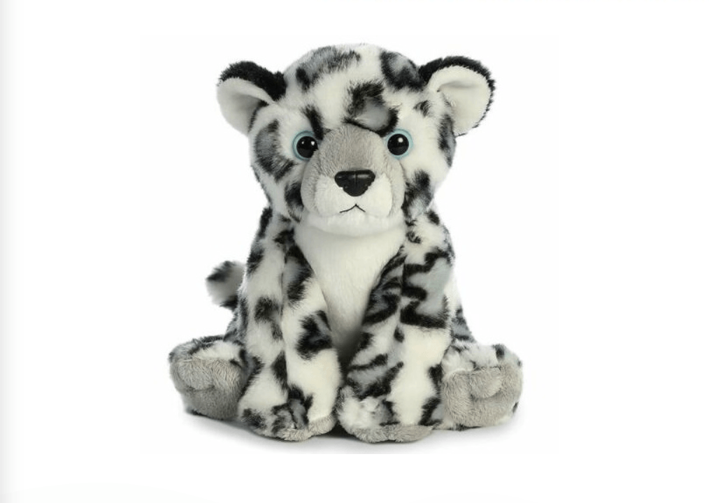 giant snow leopard stuffed animal