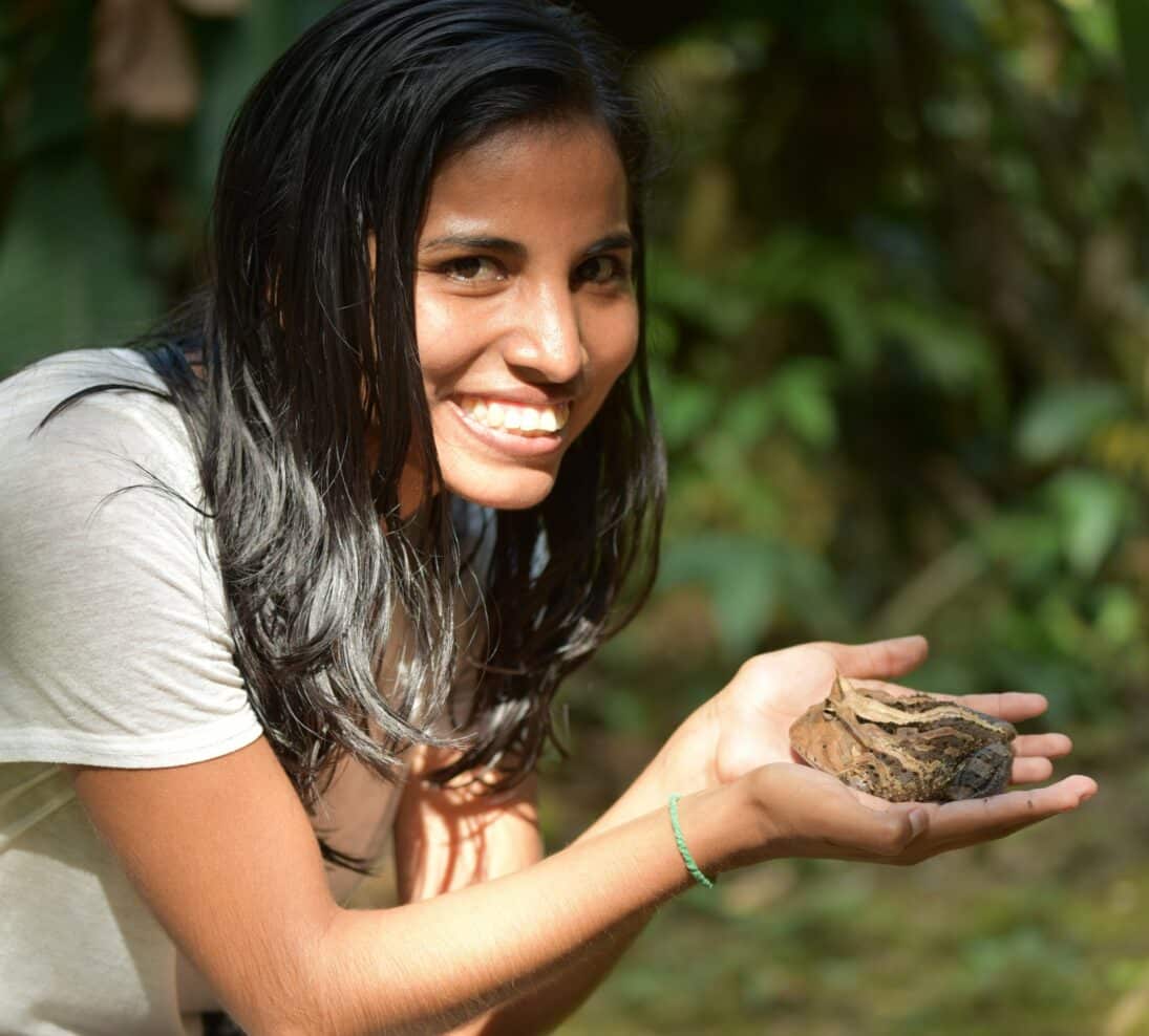 me with frog